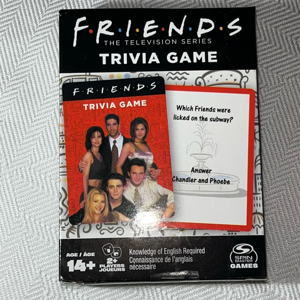 Friends Socks 2 Pair and Friends Trivia‎ Card Game New in Packages
